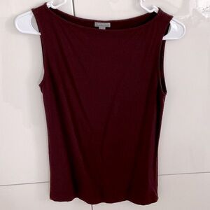 Ann Taylor Rich Burgundy Tank Top